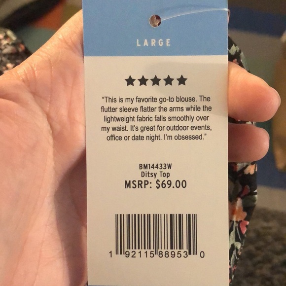 NWT BB Dakota Ditsy Top - Picture 8 of 8